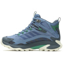 shoes merrell J037511 MOAB SPEED 2 MID GTX steel blue