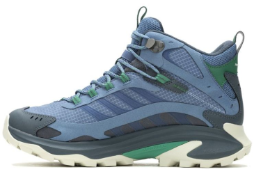 shoes merrell J037511 MOAB SPEED 2 MID GTX steel blue