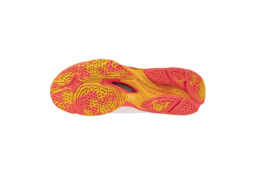 MIZUNO WAVE LIGHTNING Z8 MID(U) / White/Fiery Coral 2/Citrus