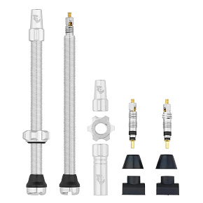WOLF TOOTH ventilky Tubeless Valve Stem Kit 80mm raw silver