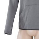 SENSOR MERINO UPPER MOUNTAINS men's hoodie kangaroo grey Size: