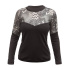 FT WOMEN'S ESCAPE MERINO LONG SLEEVE TEE BLACK/ZEBRA size