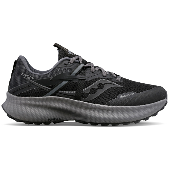 women's shoes Saucony S10799-10 RIDE 15 TR GTX BLACK/CHARCOAL