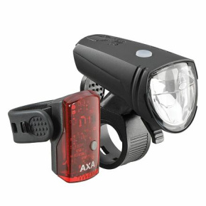 AXA light Greenline 25 USB set front + rear