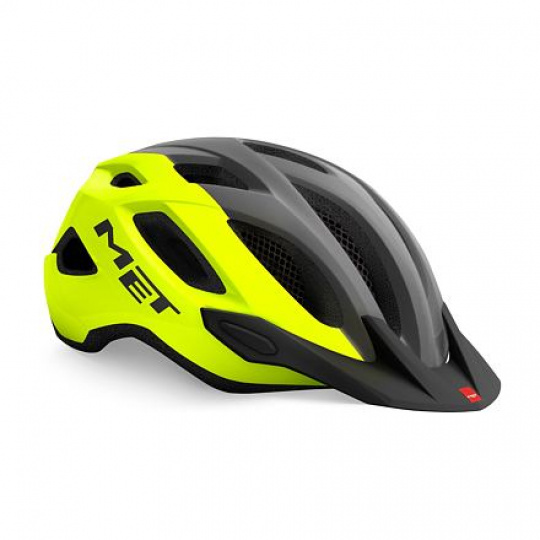 MET helmet CROSSOVER reflex yellow/grey -52/59