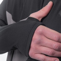 SENSOR COOLMAX THERMO men's sweatshirt celozip steel gray/black Size: