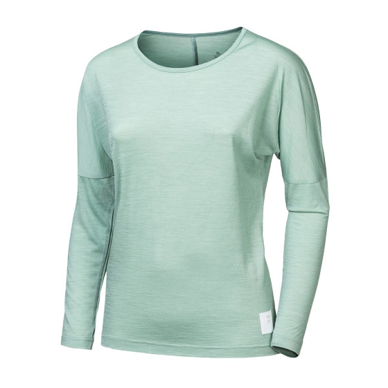 SENSOR MERINO AIR traveller women's long sleeve shirtsleeve basil green size