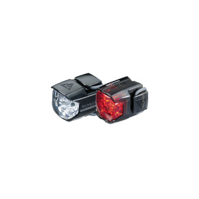 TOPEAK light WHITELITE RACE + REDLITE RACE combo