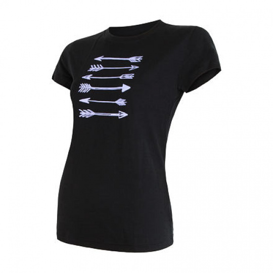SENSOR MERINO ACTIVE PT ARROWS women's T-shirt kr.sleeve black Size: