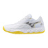 MIZUNO WAVE ENFORCE COURT PADEL(W) / White/Black Sand/VibrantYellow