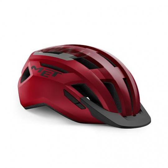 MET helmet ALLROAD red/black -58/61