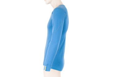 SENSOR MERINO ACTIVE men's shirt long.sleeve blue Size: