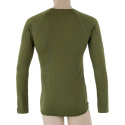 SENSOR MERINO ACTIVE men's shirt long.sleeve safari green Size: