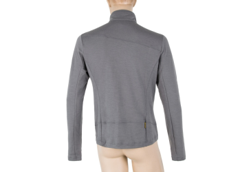 SENSOR MERINO UPPER men's sweatshirt full zip grey Size: