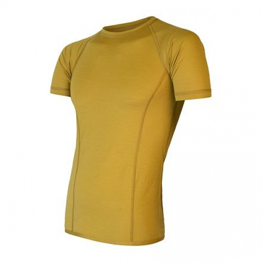 SENSOR MERINO AIR men's T-shirt kr.sleeve mustard Size: