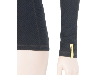 SENSOR MERINO DF women's shirt long.sleeve black Size: