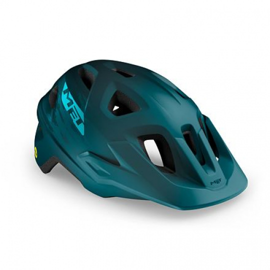 MET helmet ECHO MIPS petrol blue -52/57