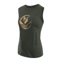 SENSOR MERINO AIR FOX women's sleeveless shirt olive green Size: