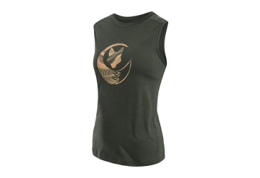 SENSOR MERINO AIR FOX women's sleeveless shirt olive green Size: