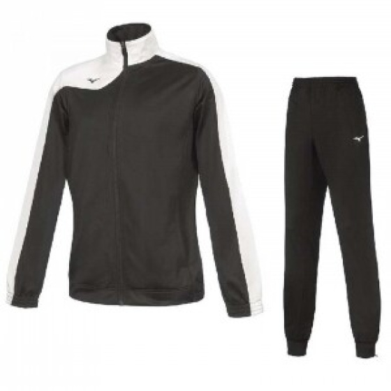 MIZUNO Wom Knit Tracksuit / Black/White