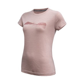 SENSOR MERINO AIR HILLS women's short-sleeve shirt.sleeve dusty pink size