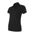 SENSOR MERINO ACTIVE POLO women's T-shirt kr.sleeve black Size: