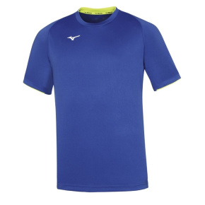 MIZUNO Core Short Sleeve Tee/Royal/Yellow Fluo MIZUNO Core Short Sleeve Tee/Royal/Yellow Fluo