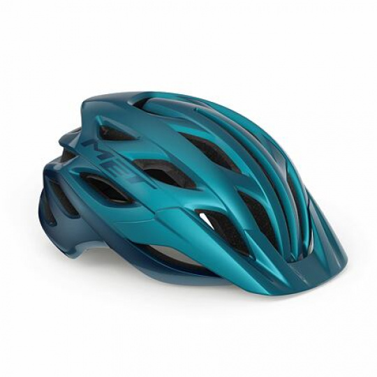 MET helmet VELENO MIPS teal blue metallic -58/61
