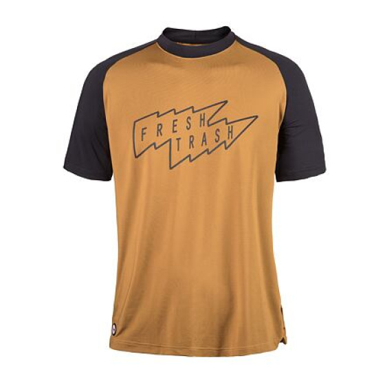 FT MEN'S HORIZON SHORT SLEEVE TEE GOLDEN/BLACK Size: