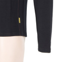 SENSOR MERINO UPPER men's sweatshirt short zip black Size: