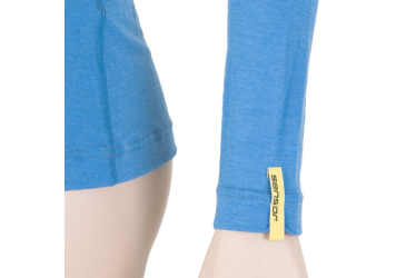 SENSOR MERINO ACTIVE women's T-shirt long.sleeve blue Size: