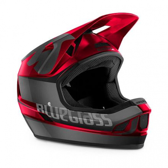 BLUEGRASS helmet LEGIT black/red metallic -56/58