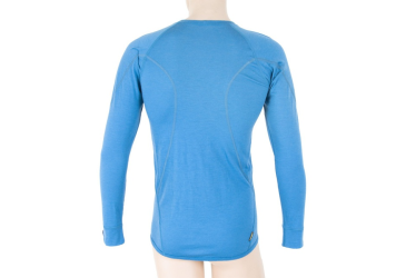 SENSOR MERINO ACTIVE men's shirt long.sleeve blue Size:
