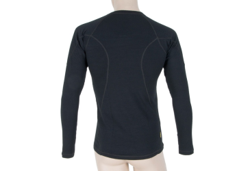 SENSOR MERINO DF men's shirt long.sleeve black Size: