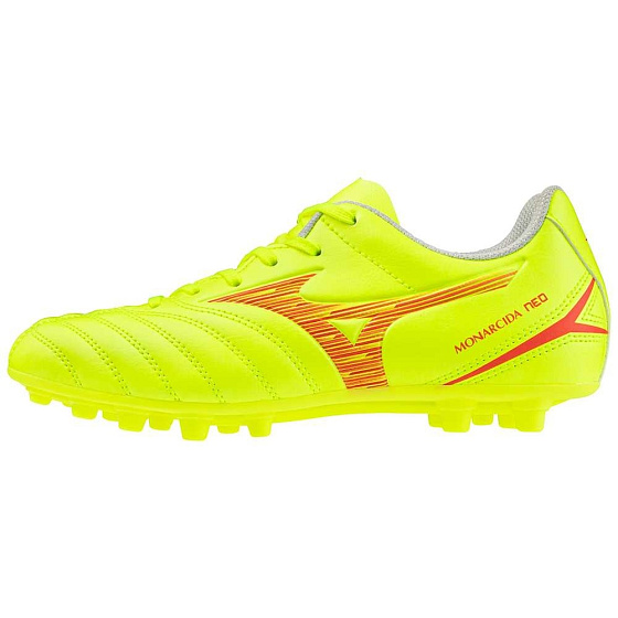 MIZUNO MONARCIDA NEO III SELECT Jr AG / Safety Yellow/Fiery Coral 2 /
