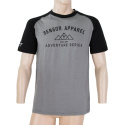 SENSOR MERINO ACTIVE PT ADVENTURE men's T-shirt kr.sleeve grey/black Size: