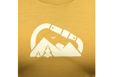 SENSOR MERINO AIR SUMMIT women's T-shirt kr.sleeve mustard Size: