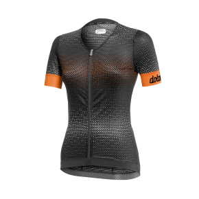 DOTOUT LADIES JERSEY RAINBOW BLACK-FLUO ORANGE (A23W03092F)