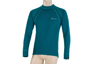 SENSOR DOUBLE FACE men's shirt long.sapphire sleeve Size: