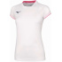 MIZUNO Core Short Sleeve Tee / White/Pink Fluo /
