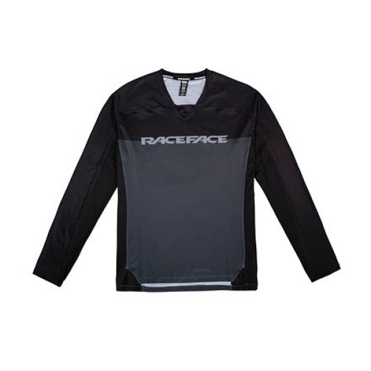RACE FACE jersey long.sleeve DIFFUSE grey Size:
