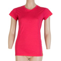 SENSOR MERINO ACTIVE women's T-shirt kr.magenta sleeve Size:
