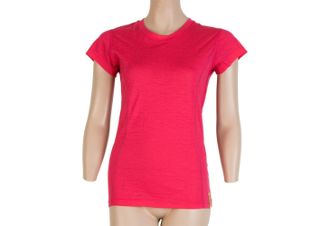 SENSOR MERINO ACTIVE women's T-shirt kr.magenta sleeve Size: