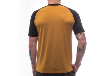 FT MEN'S HORIZON SHORT SLEEVE TEE GOLDEN/BLACK Size: