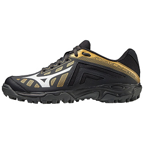 MIZUNO WAVE LYNX JUNIOR/BlkOyster/MPGold/IronGat MIZUNO WAVE LYNX JUNIOR/BlkOyster/MPGold/IronGat