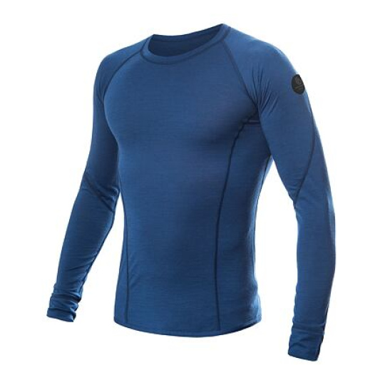 SENSOR MERINO AIR men's shirt long.sleeve dark.blue Size: XXL