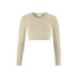 W Top CRAFT Collective Rib Cropped LS
