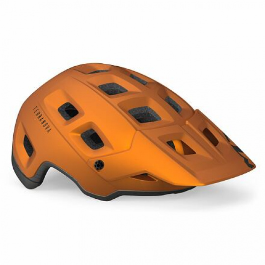 MET helmet TERRANOVA MIPS orange titanium metallic -58/61