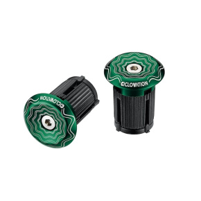 CICLOVATION bar end plugs Lock-In Vortex Power Wave green CICLOVATION bar end plugs Lock-In Vortex Power Wave green