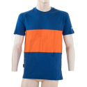 SENSOR MERINO AIR PT men's shirt kr.sleeve blue/orange Size: